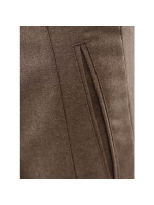 Pantalones chinos de cachemir con estampado de cachemira Giorgio Armani beige