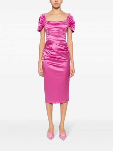 Saténové večerní šaty Chiara Boni La Petite Robe růžové