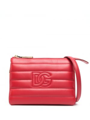 Listová kabelka Dolce & Gabbana červená