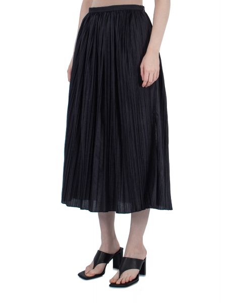 Плиссированная юбка Rochas черная