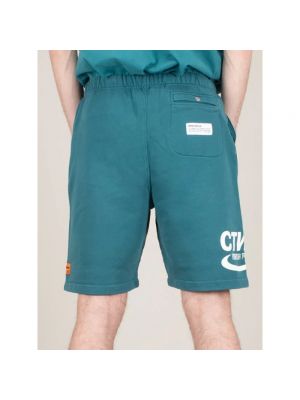 Pantalones cortos deportivos de algodón Heron Preston verde
