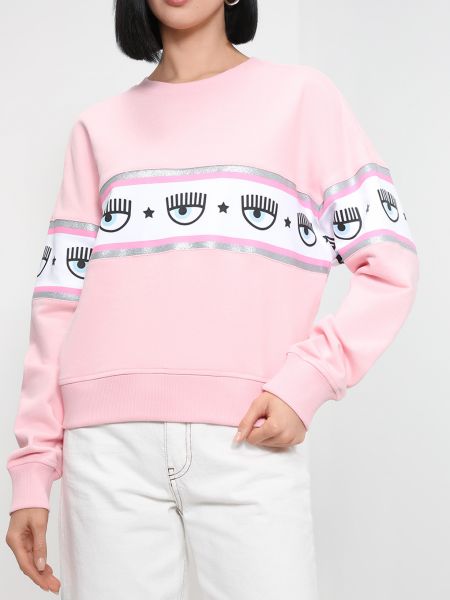 Пуловер Chiara Ferragni розовый
