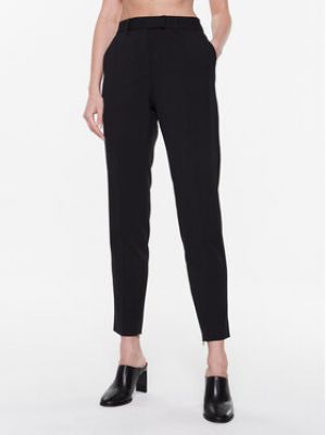 Slim fit kalhoty Calvin Klein černé