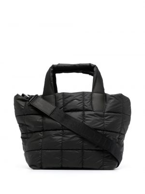 Ватирани шопинг чанта Veecollective черно