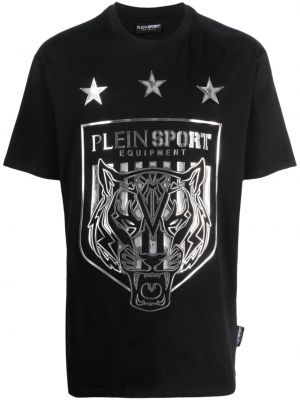 Sportiniai marškinėliai su tigro raštu Plein Sport