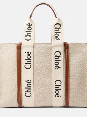 Shopper handtasche Chloã© beige