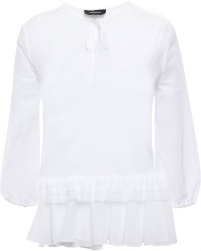 Бавовняна блузка Rochas, біла