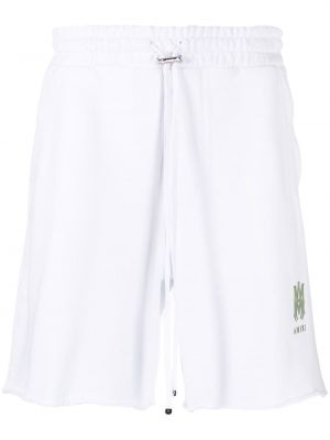 Trykt shorts Amiri hvit