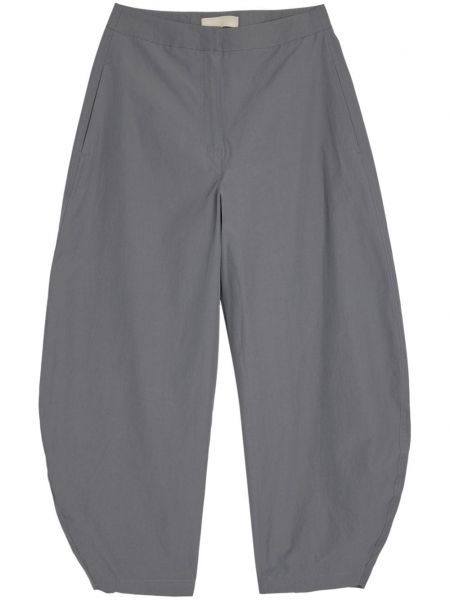Pantalon taille haute slim Amomento gris