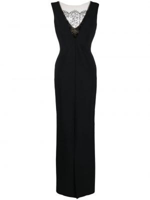 Вечерна рокля с дантела Chiara Boni La Petite Robe черно