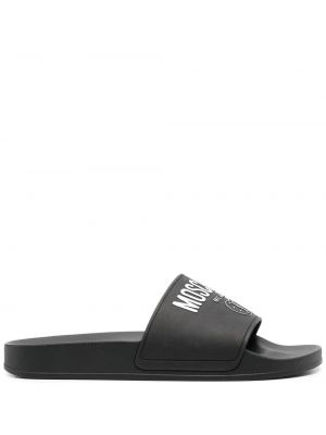 Trykt flip-flops Moschino svart