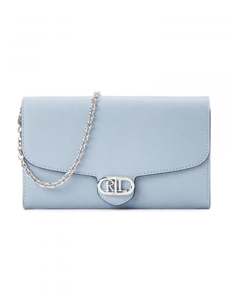 Чанта през рамо Lauren Ralph Lauren светлосиньо