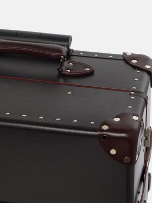 Kostkovaný kufr Globe-trotter hnědý