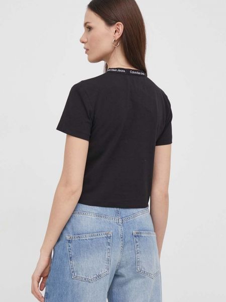 Slim fit džínová košile Calvin Klein Jeans černá