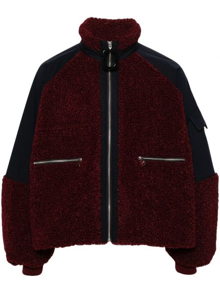 Fleece pitkä takki Jw Anderson punainen