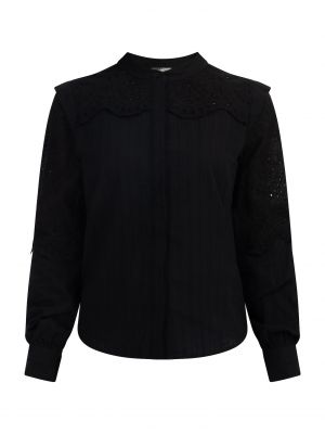 Блуза Dreimaster Vintage черно