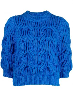 Pull en tricot Cecilie Bahnsen bleu