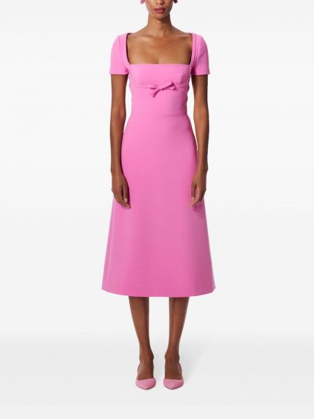 Abendkleid mit schleife Carolina Herrera pink