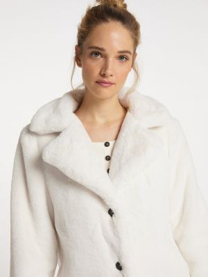 Памучно палто Dreimaster Vintage бяло