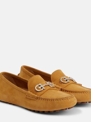Seemisnahksed loafer-kingad Ferragamo pruun