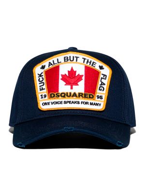 Синяя кепка Dsquared2