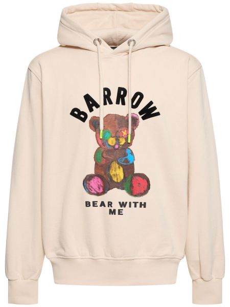 Kapučdžemperis ar apdruku Barrow melns