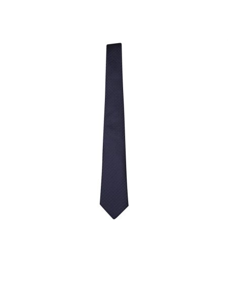 Jedwabny krawat Canali niebieski
