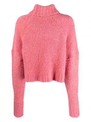 Sweter wełniany Alessandro Vigilante różowy