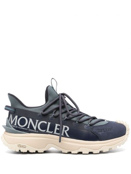 Baskılı sneaker Moncler mavi