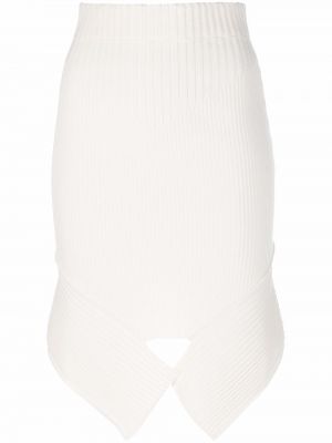 Falda de tubo ajustada Adamo blanco