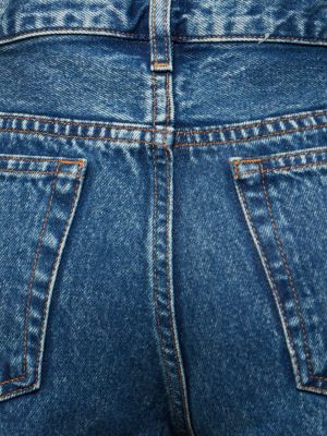Proste jeansy bawełniane A.p.c. niebieskie