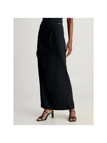 Długa spódnica Calvin Klein czarna
