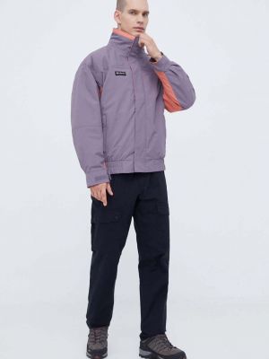 Демісезонна куртка Columbia фіолетова