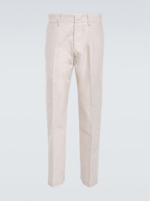 Памучни спортни панталони Tom Ford сиво