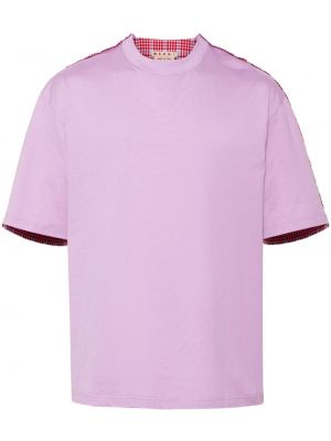 Тениска Marni виолетово