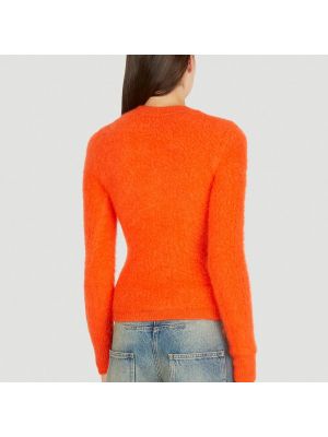 Suéter de cuello redondo Isabel Marant naranja