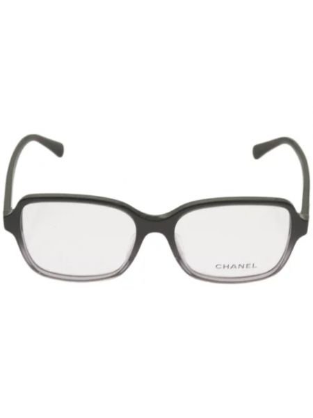 Czarne okulary przeciwsłoneczne Chanel Vintage