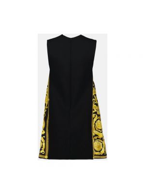 Sukienka mini bez rękawów Versace czarna