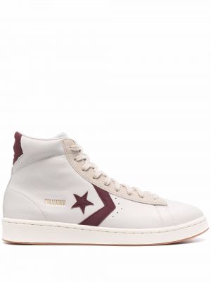 Sneakersy wysokie skorzane Converse Pro Leather, biały