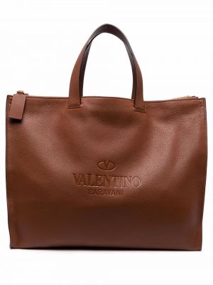 Bolso shopper Valentino Garavani marrón
