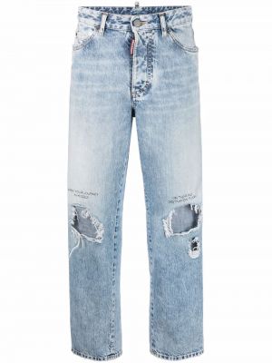 Straight leg-jeans Dsquared2 blå