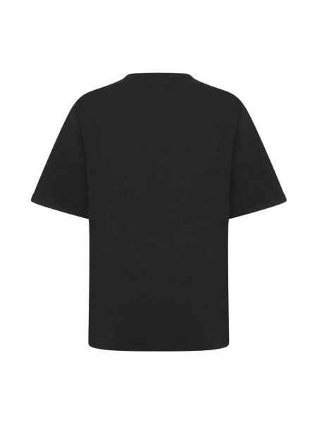 Jersey t-shirt aus baumwoll Saint Laurent schwarz