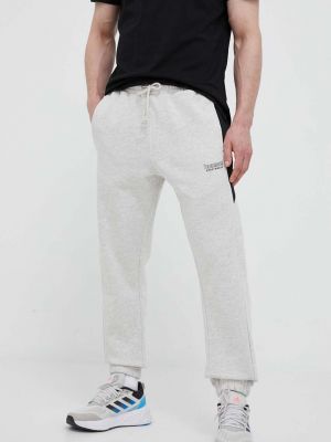 Bavlněné sportovní kalhoty Hummel šedé