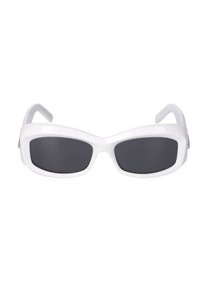 Okulary przeciwsłoneczne w geometryczne wzory Givenchy białe