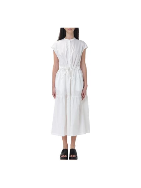 Sukienka długa Woolrich biała