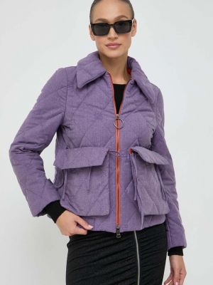 Вовняна демісезонна куртка Beatrice B фіолетова