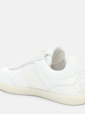 Sneakers di pelle Tod's bianco