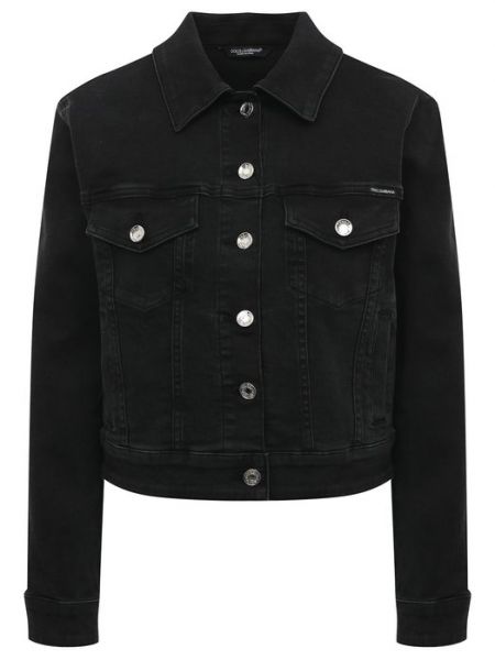 Джинсовая куртка Dolce & Gabbana черная