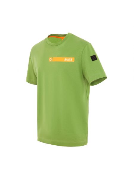 Koszulka bawełniana relaxed fit Suns zielona