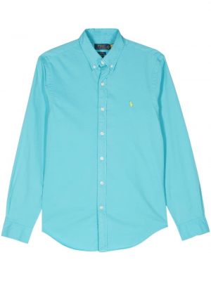 Kokvilnas lina polo krekls ar izšuvumiem Polo Ralph Lauren